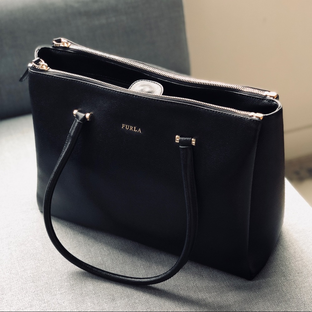 FURLA Lambskin Tote